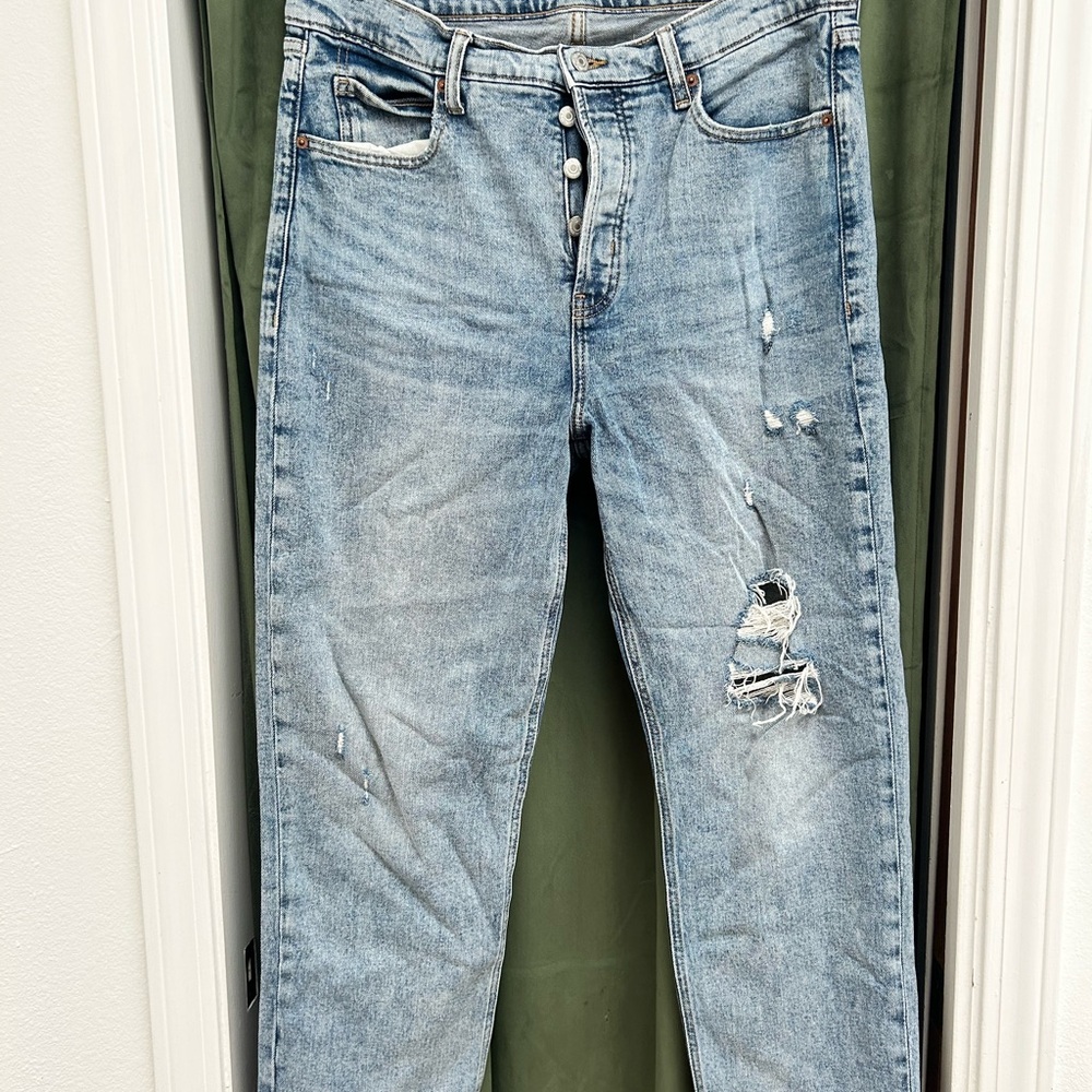 Old Navy Sky-Hi Straight Jeans